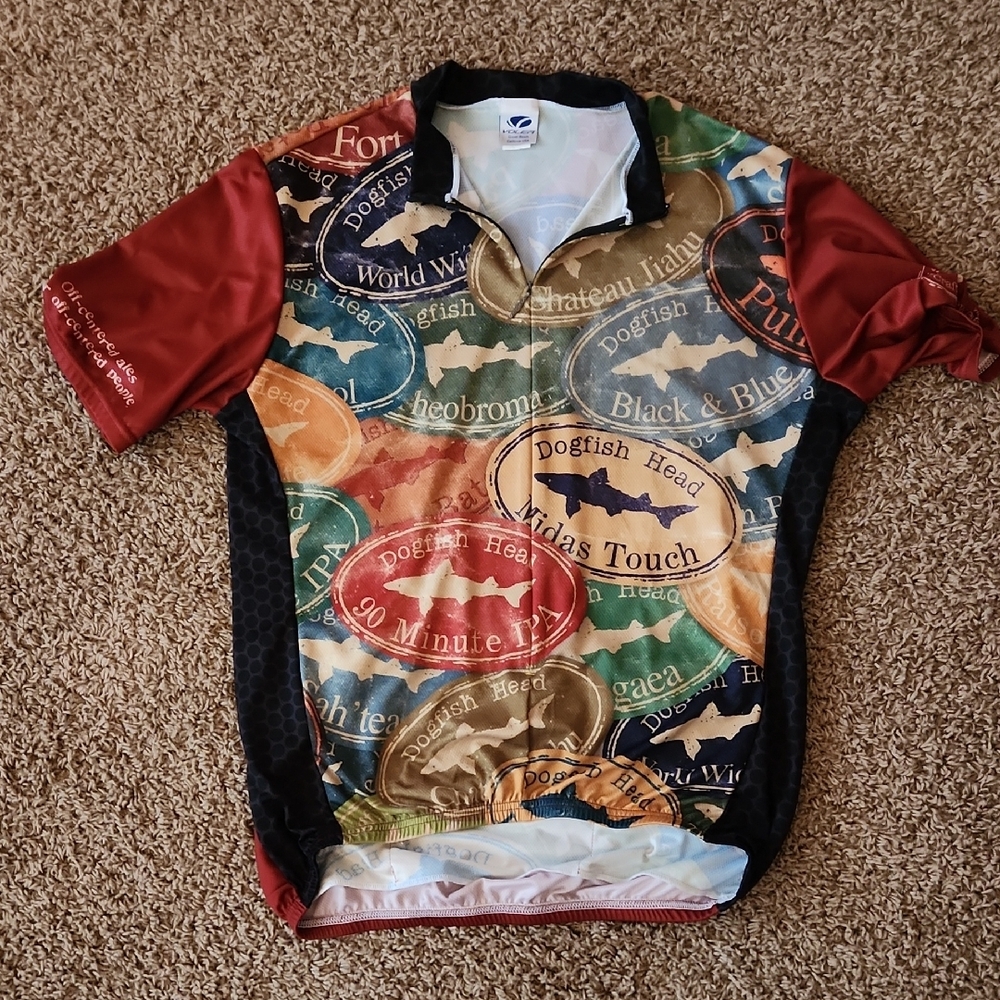 Colorful Mens Cycling Jersey